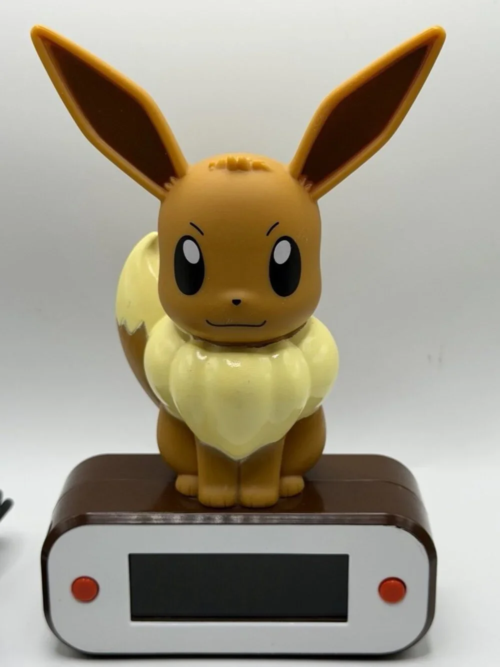 2018 Teknofun Pokemon Eevee Light Up Alarm Clock with Charger Tested Works